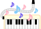 ピアニカ　イラスト