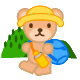 遠足　イラスト