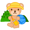 遠足・ハイキング　イラスト